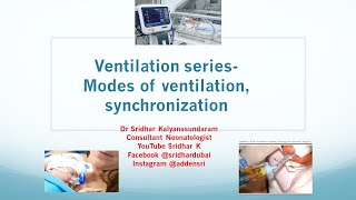 Ventilation seriesModes of ventilation synchronization Dr Sridhar Kalyanasundaram [upl. by Ardnua672]