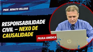 Pílula Jurídica Responsabilidade Civil  Nexo de Causalidade  Prof Renato Velloso [upl. by Lekram9]