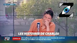 Zap Télé Enchaînement difficile pour Apolline de Malherbe  020621 [upl. by Aihsele606]