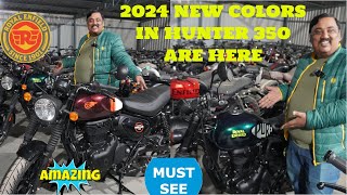 Royal Enfield Hunter 350 Launched in 2024 New Colors Dapper orange and Dapper green 🔥🔥🔥 Vlog No 521 [upl. by Beasley335]