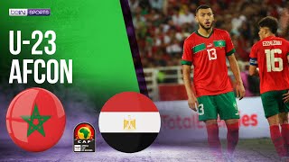 Morocco vs Egypt  U23 AFCON Final HIGHLIGHTS  07082023  beIN SPORTS USA [upl. by Assenad]