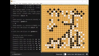 Leela Zero 20B bjiyxo v17 vs PhoenixGo 30 secmove [upl. by Shayla67]