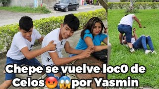 🔴Santo Dios😱 CHEPE hoy encontró a YASMIN besando😘 con EDUARDO los Ag4rró a Golp3s Mort4l😡😡😡 [upl. by Anoif]