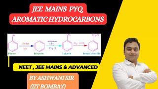 JEE MAINS PROBLEM DISCUSSION AROMATIC HYDROCARBONS  MECHANSIM  HYDROCARBONS CLASS 11 CHEMISTRY [upl. by Nal]