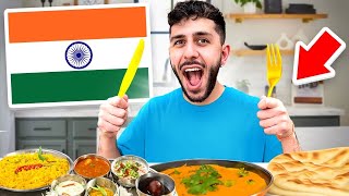 Eating ONLY Indian Food For 24 Hours [upl. by Ateiram]