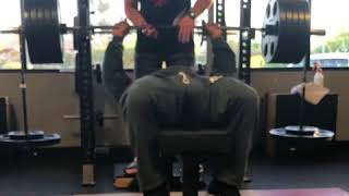 Strongest NFL Player James Harrison does 605 top Bench PressJames Harrison workout Routine [upl. by Yrallih]