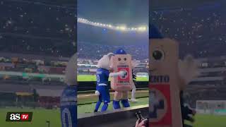 Así presentó Cruz Azul a Cruzazulito su nueva mascota un costal de cemento  Futbol  AS México [upl. by Chancelor]