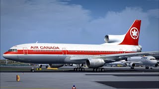 FrankfurtMain EDDF to Montreal CYUL in a L1011 part 1 l1011 [upl. by Baryram478]