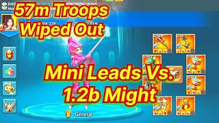 57M Troops Wiped Out Mini Leads Take Down 12B Might Player in Chaos Arena lords mobile [upl. by Nahoj]