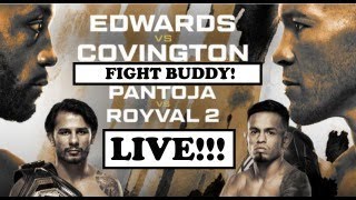 UFC 296 Edwards Vs Covington  Pantoja Vs Royval 2  Live Stream Full Fight Companion [upl. by Angelia]