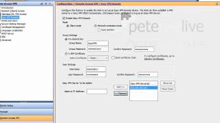 Cisco EasyVPN Client Setup ASA5505 [upl. by Danais]