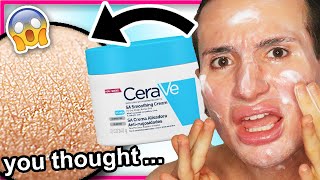 I tried the CERAVE SA CREAM for ONE WEEK FULL REVIEW please save your money [upl. by Guimar505]