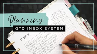 How To Use A GTD Inbox To Organize Tasks And Get Things Done  Planning Techniques [upl. by Atiuqel469]