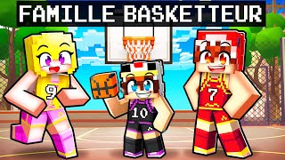 Adopté par une FAMILLE de BASKETTEUR sur Minecraft [upl. by Iddo]