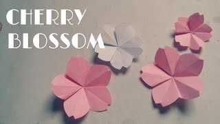 Origami Cherry Blossom  Origami Easy [upl. by Arval443]