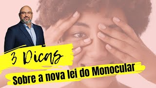 3 DICAS SIMPLES SOBRE A NOVA LEI DO MONOCULAR  inss monocular [upl. by Seravart]