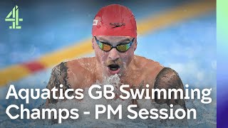 Live Aquatics GB Swimming Championships  Day 5  PM Session [upl. by Channa134]