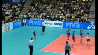 Mondiali Volley 2002  Finale ItaliaUsa 3°Set 12 [upl. by Francine]