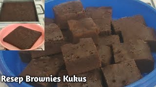 Resep Brownies Kukus loyang 20cm [upl. by Olnay349]