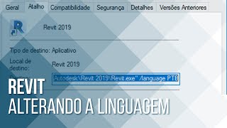 Revit  Alterando a linguagem do programa [upl. by Innis]