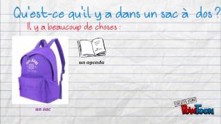 Les fournitures scolaires [upl. by Ariek68]