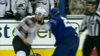 David Koci vs Colton Orr Oct 13 2009 [upl. by Jeffy355]