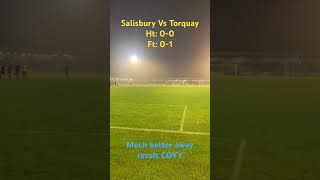 Torquay Win to Salisbury Away on Bonfire Night [upl. by Namie344]