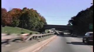 Northern State Parkway 1990 old wood divider [upl. by Idnahc131]