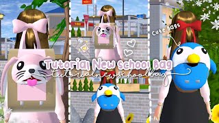 Tutorial New School Bags ✨🌸  Sakura School Simulator [upl. by Ama]