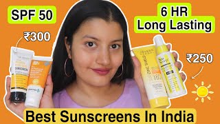 Best Sunscreens In India For Summers  Affordable Sunscreens With SPF 50 [upl. by Inaboy924]