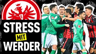 Ärger mit Bremen Eintracht Frankfurt lässt sich provozieren  Bundesliga Rückblick [upl. by Niliak]