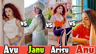 Avneet Vs Jannat Vs Anushka Vs Arishfa  HAVE A GOOD DAY  TikTok Video  Reels Song [upl. by Allin342]