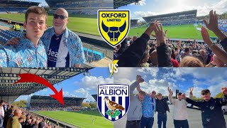 OXFORD UNITED VS WBA VLOG LATE DRAMA AS OXFORD SCORE IN DYING SECONDS [upl. by Siramed365]