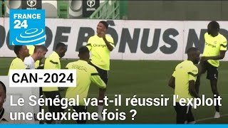 CAN2024  le Sénégal vatil réussir lexploit une deuxième fois  • FRANCE 24 [upl. by Nodaj]