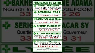 PHARMACIE DE GARDE DU SAMEDI AU DIMANCHE LE 28 07 2024 [upl. by Akirehs]