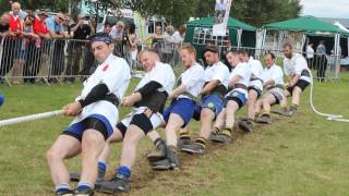 2015 UK Tug of War Championships – Men 600kg Final First End [upl. by Hsenid780]