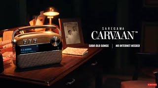 Saregama Carvaan Hindi Portable Music Player with 5000 Preloaded Songs FMBTAUX Oak Wood Brown [upl. by Albie]