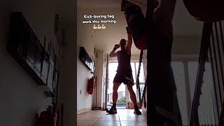 kickbox kickboxing training bagwork drills ireland irelanddaily irish fitness kicking [upl. by Nico764]