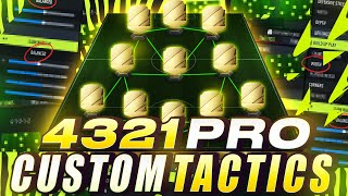 FIFA 22 OP PRO PLAYER 4321 CUSTOM TACTICS amp PLAYER INSTRUCTIONS  FIFA 22 ULTIMATE TEAM [upl. by Yema]