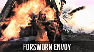 Skyrim Mods Forsworn Envoy and Staff of Hags Wrath Set  Armor amp Weapon Mod [upl. by Aika378]