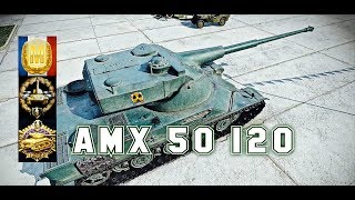 AMX 50 120 2 world of tank blitz Feat EC665TIGER aced gameplay  5800 DMG  6kills [upl. by Garald]