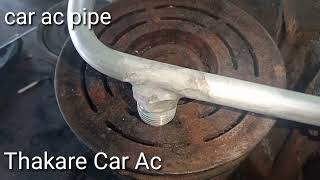 131 7038442282 car ac pipe aluminium brazing aluminium welding aluminium pipe welding [upl. by Ekez]