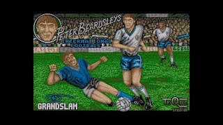 Peter Beardsleys International Football Review for the Commodore Amiga by John Gage [upl. by Ogren]