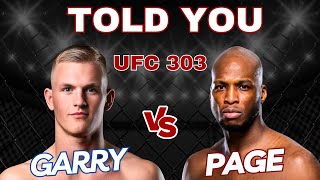 BETTER THAN COLBY Ian Garry vs Michael quotVenomquot Page WAS ALWAYS The Fight To Make UFC 303 [upl. by Hanimay686]