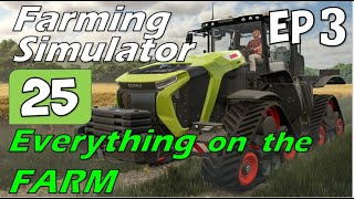 1Hour EP 3  Everything on the Farm  Farm Tour  Planting Spinach and MORE FS 25 [upl. by Yrahca]