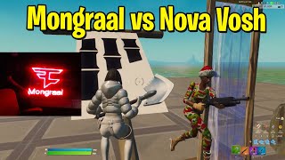 Mongraal VS Nova Vosh 1v1 Buildfights [upl. by Wootten333]