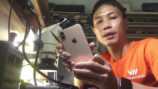 Chia sẻ cách tháo máy điện thoại iPhone XS Max để thay màn hình [upl. by Velick]