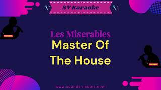 Les Miserables  Master Of The House  Karaoke [upl. by Godderd797]