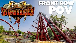 Diamondback Roller Coaster POV  4K Cinematic Series Kings Island [upl. by Nnyrat278]