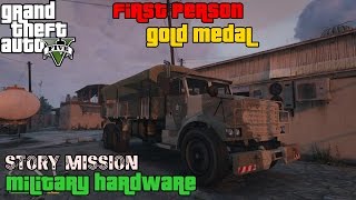 GTA 5 ★ Mission  49 ★ Military Hardware 100 Gold Medal [upl. by Koerner]